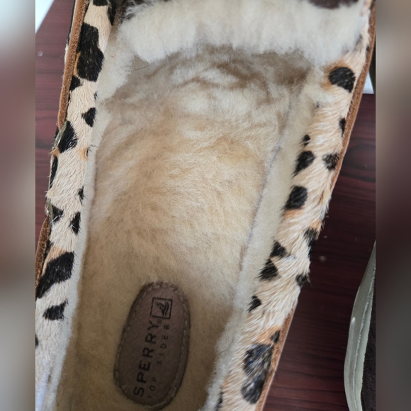 Sperry Top-Sider Leopard 🐆 print  loafers sz 8m - Picture 4 of 6